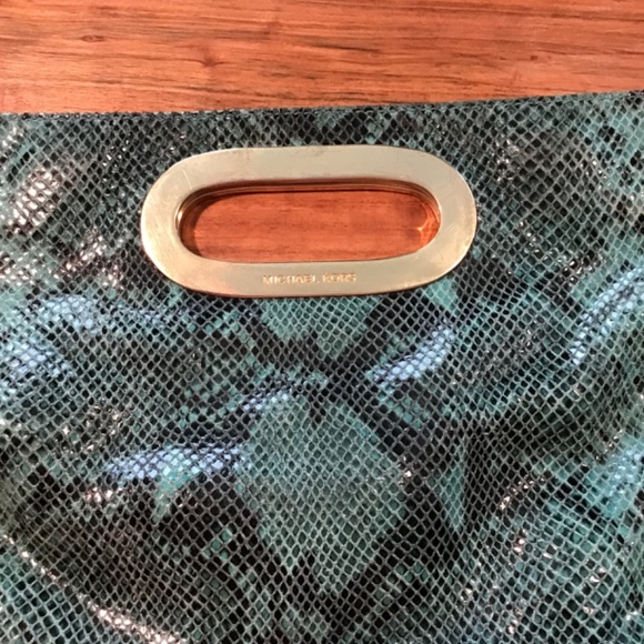 Michael Kors Snakeskin Purse - Picture 3 of 7